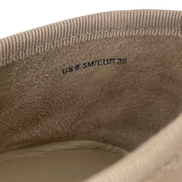 Vince Vivian Nappa Leather Mary Jane Flats Taupe Clay Size 8.5M - Picture 12 of 14